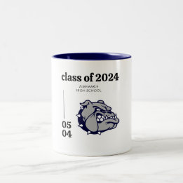 Mascot Class of Graduate  Two-Tone Coffee Mug