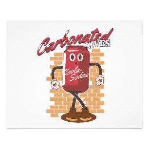 Mascot Drink Cola Photo Print