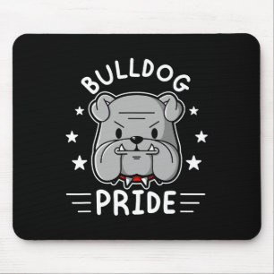 Mascot English Bulldog Pride And Loyalty  Mouse Pad