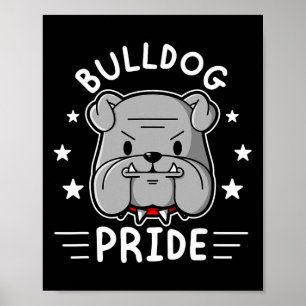 Mascot English Bulldog Pride And Loyalty Poster