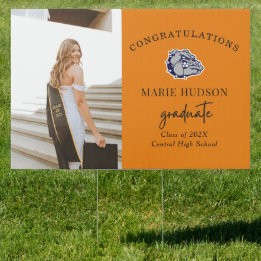 Mascot Graduation Yard Sign