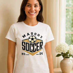 Mascot Soccer Shirt – Bold Team Logo with Number