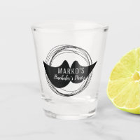 Masculine Bachelor Party Moustache Shot Glass