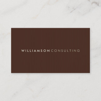 MASCULINE BUSINESS CARD :: simple pinstripe 4
