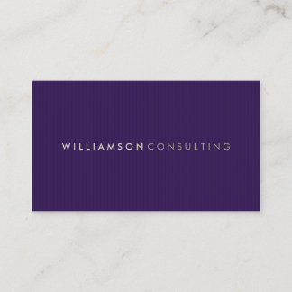 MASCULINE BUSINESS CARD :: simple pinstripe 8