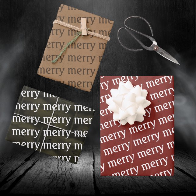 Masculine Christmas Wrap Wrapping Paper Sheet (Creator Uploaded)