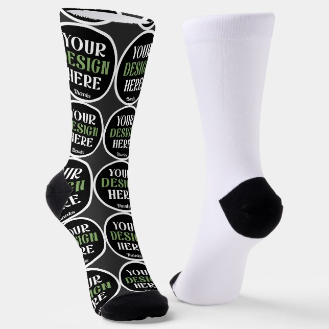 Masculine, clean, sharp & confident socks (Angled)