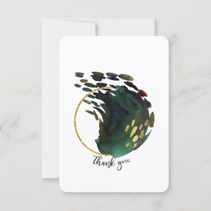 Masculine Contemporary Thank you Card