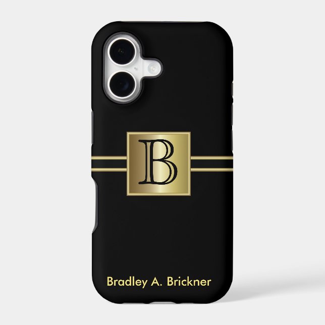 Masculine Executive Style | DIY Monogram (Back)