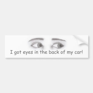 Masculine Eyes Bumper Sticker