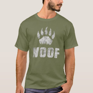 Masculine Gay Bear Pride Bear Paw Woof T-Shirt