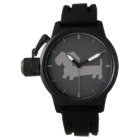 Masculine Grey Dachshund Wiener Dog Watch