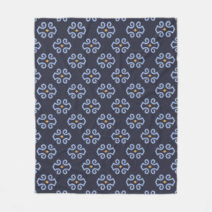 Masculine Modern, Abstract Geometric Pattern. Fleece Blanket