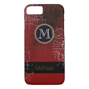 masculine monogram iPhone 8/7 case