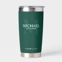 Masculine Personalised Monogram and Name Groomsmen