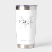Masculine Personalised Monogram and Name Groomsmen