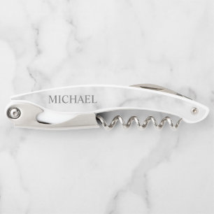 Masculine Personalised Name Waiter's Corkscrew