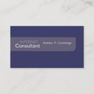 Masculine Plain Design Minimalist Business Card