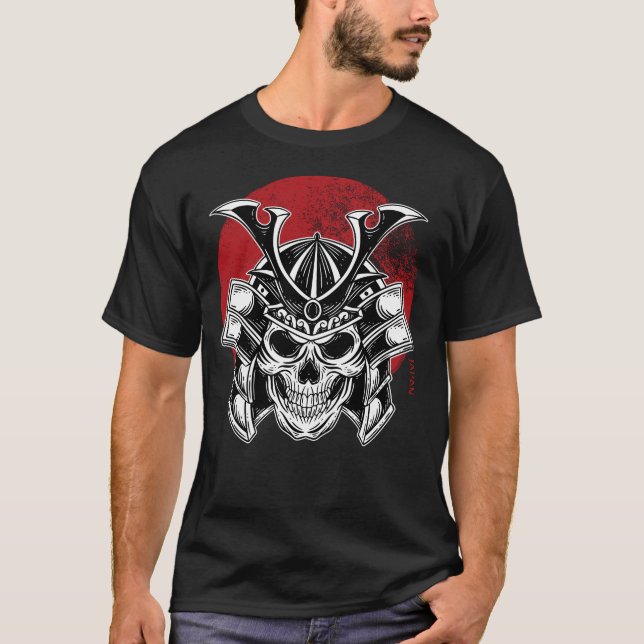Masculine T Mask Samurai Oni / Samurai O T-Shirt (Front)