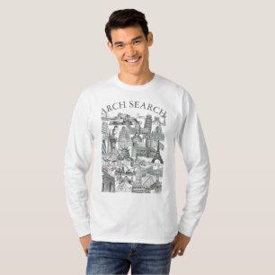 Masculine t-shirt Basic Long Arch Mural Search