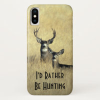 Masculine White Tail Mule Deer Buck Doe