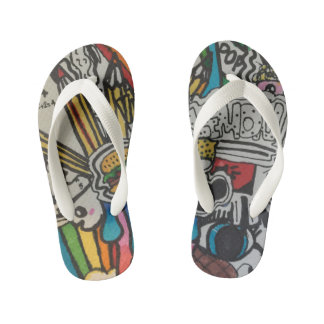 Mash Art Kid's Thongs