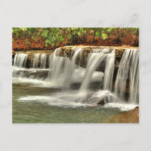Mash Fork Falls, West Virginia Postcard