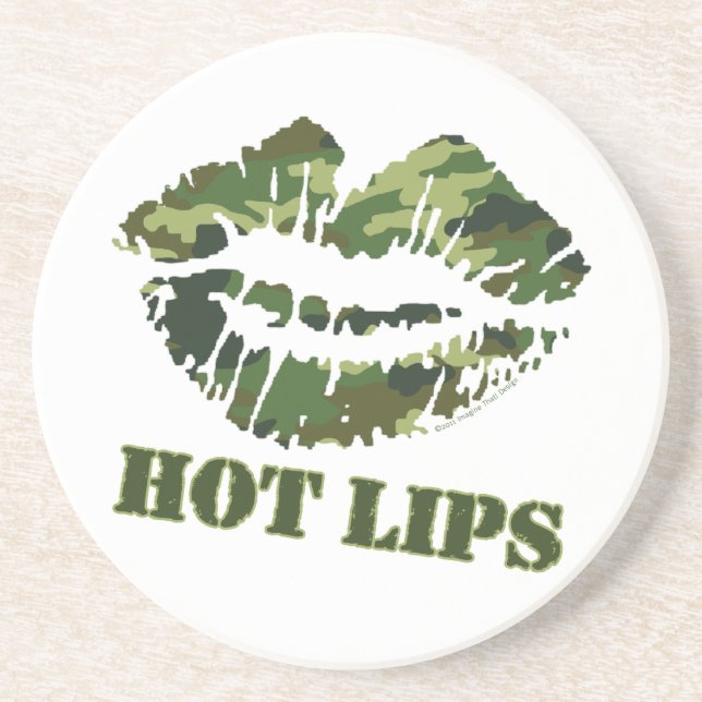 MASH Hot Lips Coaster (Front)