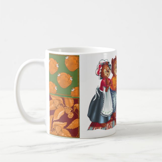 Masha and 3 bears coffee mug (Left)