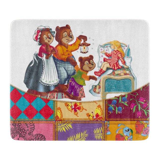 Masha and 3 bears cutting board (Front)