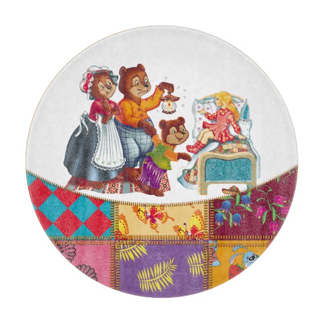 Masha and 3 bears cutting board (Front)
