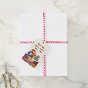 Masha and 3 bears gift tags
