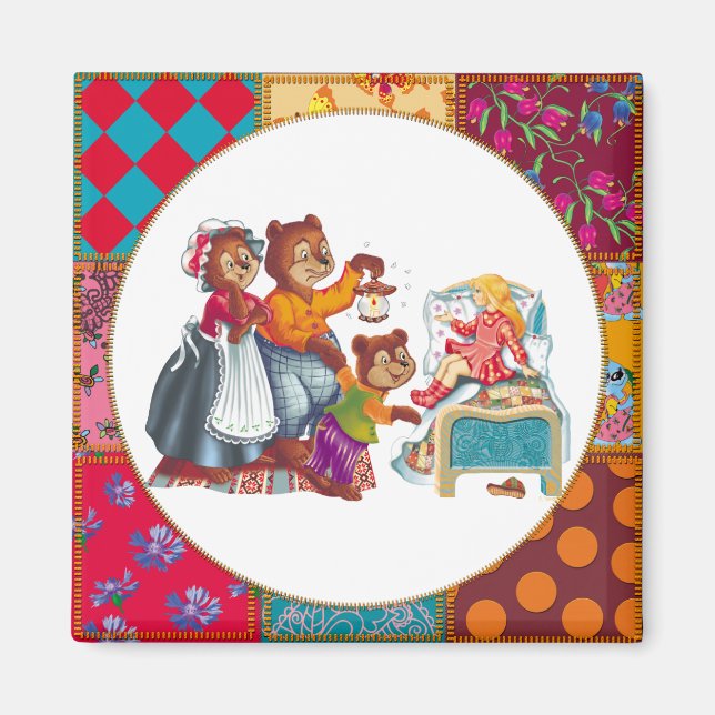 Masha and 3 bears magnet (Front)