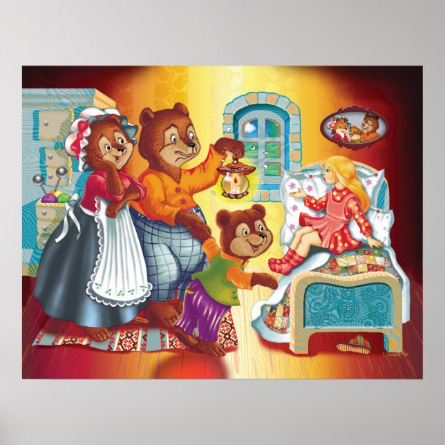 Masha and 3 bears poster (Front)