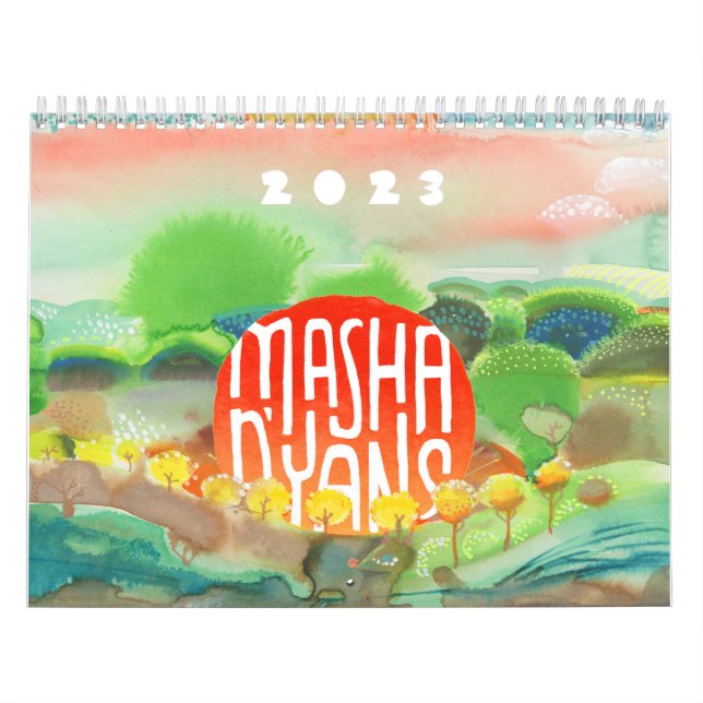 Masha D'yans 2023 WALL CALENDAR (Cover)