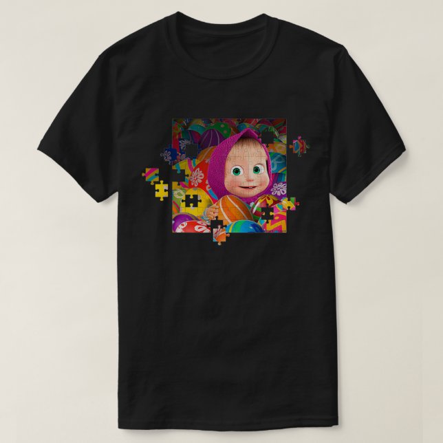Masha Puzzle  T-Shirt (Design Front)