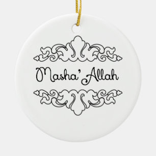 Masha'allah Ceramic Tree Decoration