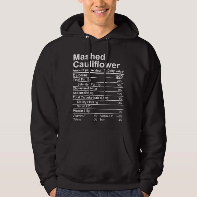 Mashed Cauliflower Hoodie (Front)