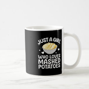 Mashed Potato Art For Women Girls Thanksgiving Mas Coffee Mug