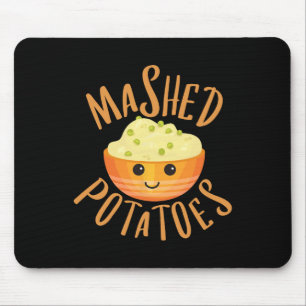 Mashed Potatoes And Gravy Matching Halloween Best Mouse Pad