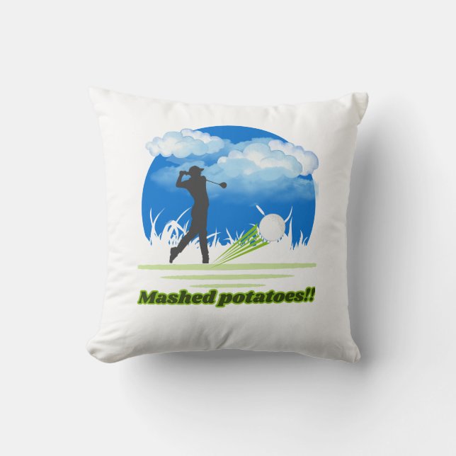 Mashed Potatoes  Cushion (Front)