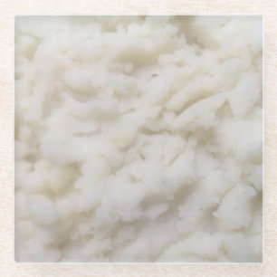 Mashed Potatoes Glass Coaster