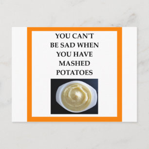 MASHED potatoes Postcard