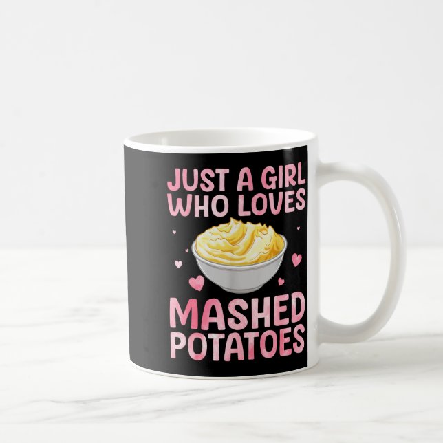 Mashed Tato Art For Women Girls Thanksgiving Mashe Coffee Mug (Right)