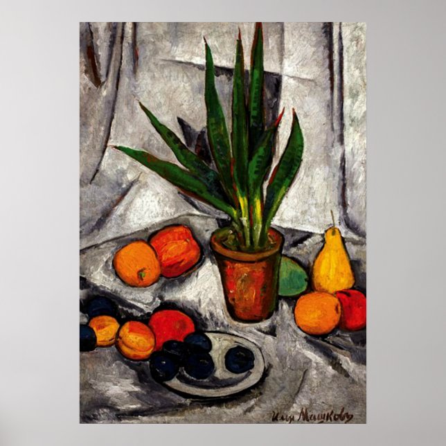 Mashkov - Still Life with Plants and Fruit Poster (Front)