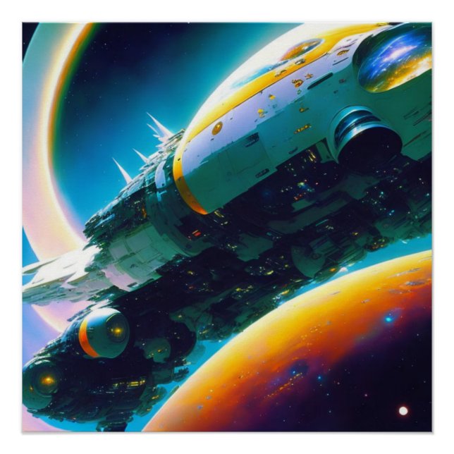 Masive spaceship poster (Front)