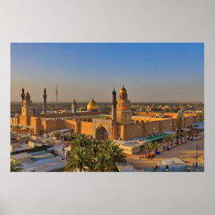 Masjid al-Kufa Islamic Wall Art   Historic Mosque 