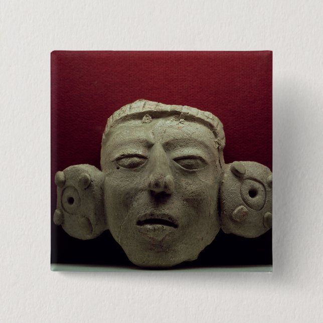 Mask, 500-900 AD 15 Cm Square Badge (Front)