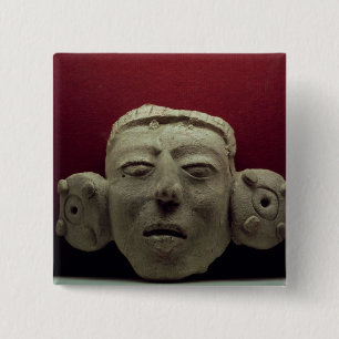 Mask, 500-900 AD 15 Cm Square Badge