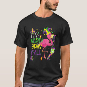Mask Beads It Is Mardi Gras Y'all Jester Funny Pin T-Shirt